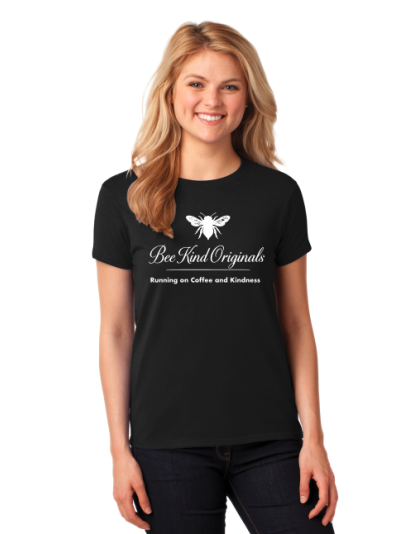 Running on Coffee and Kindness T - Black